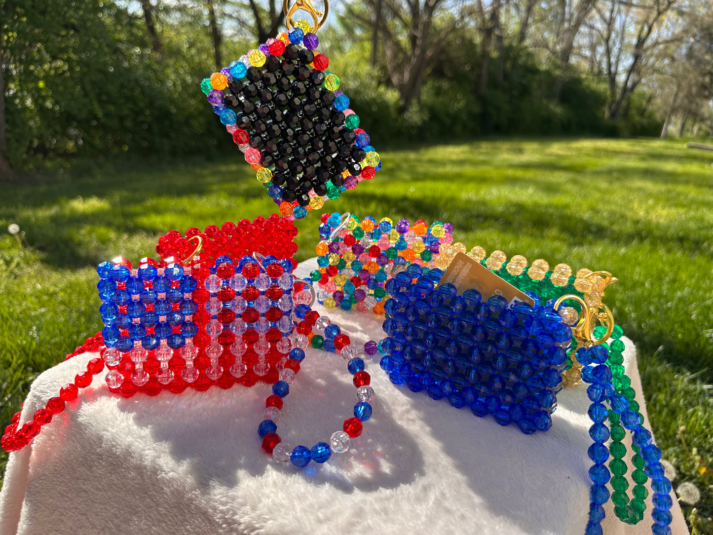 Sapphire Sky Wristlet