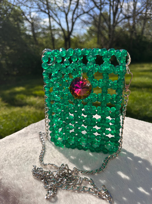 Green Gem Phone Carrier