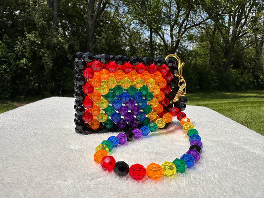 Rainbow Wristlet